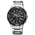 Fashionable cheap brand stainless steel chain wrist watch for man